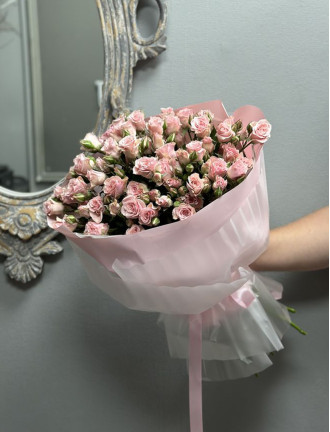 Buchet cu 35 de Mini-Rosa